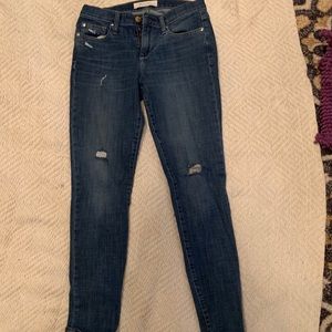Gap distressed skinny jean